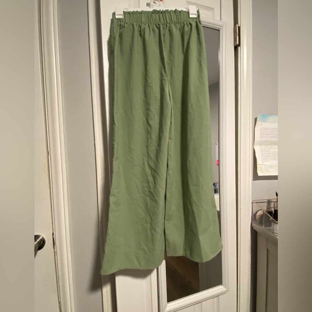 Light Green Palazzo Pants - Francesa’s